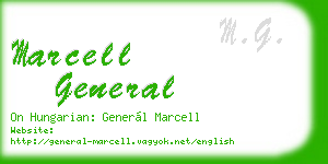 marcell general business card